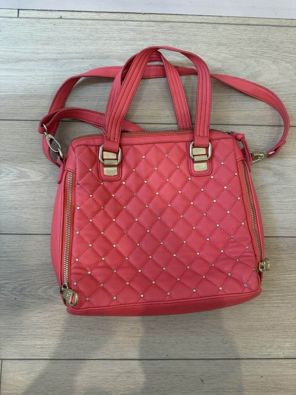 Steve Madden Crossbody Bag Signature Logo Blush Pink